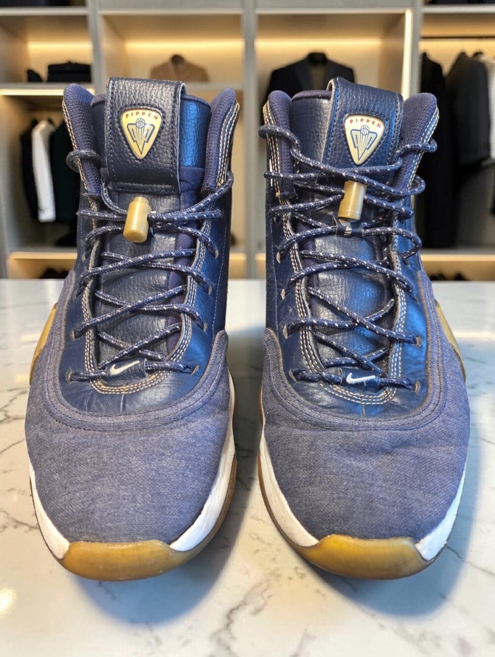 Nike Air Pippen 6 Denim Blue Basketball Sneakers Men's Shoes Size 11  705065-400 - Picture 3 of 14